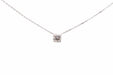 Necklace Diamond pendant necklace in white gold 58 Facettes 25139