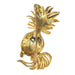 Brooch Brooch, emerald, yellow gold 58 Facettes 21333-0123