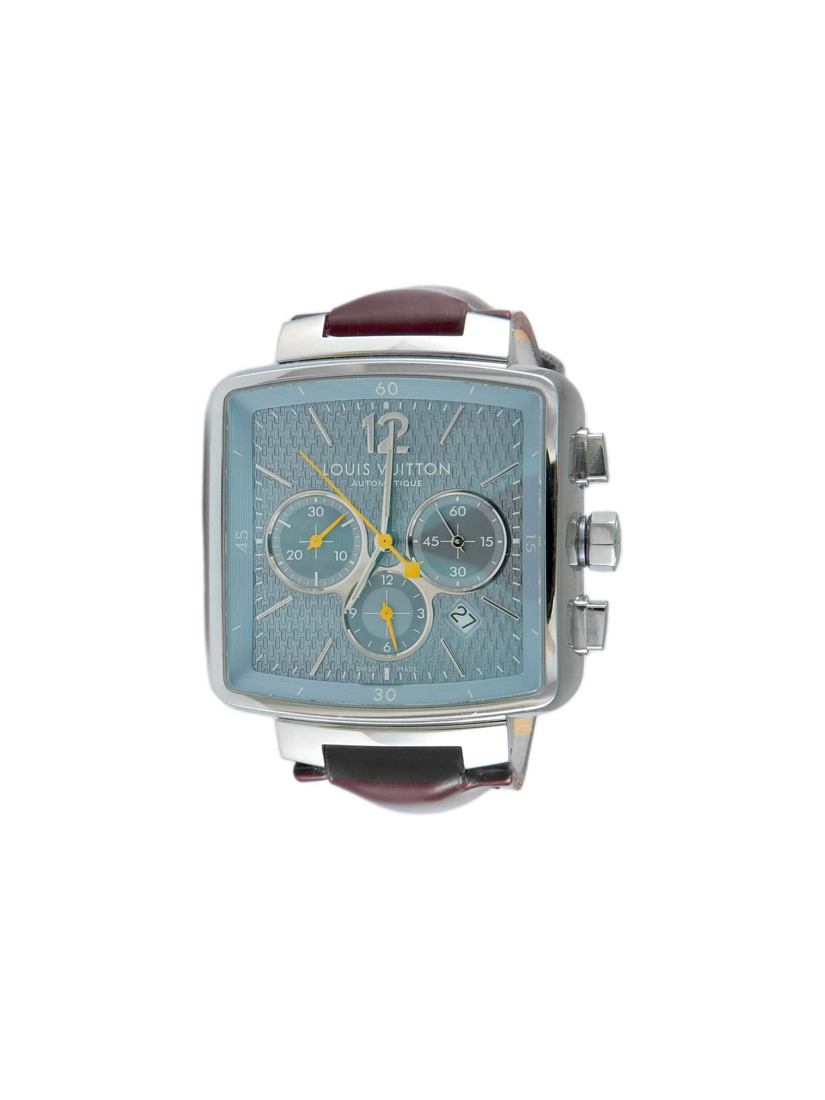 Louis Vuitton Blue Stainless Steel Speedy Q2121 Men's Wristwatch