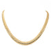 Necklace English mesh necklace Yellow gold 58 Facettes 2083294CN