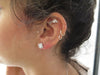 MAUBOUSSIN trefle de toi pm earrings in white gold & diamonds 58 Facettes 251722