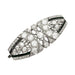 Brooch Art Deco brooch in platinum set with diamonds and onyx. 58 Facettes 32080