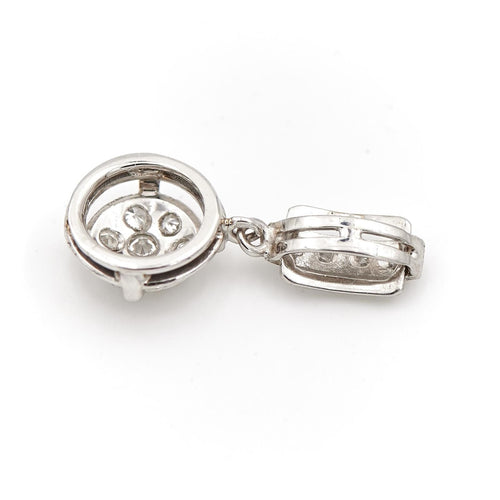 Collier Pendentif Or blanc Diamant 58 Facettes 2024920CN