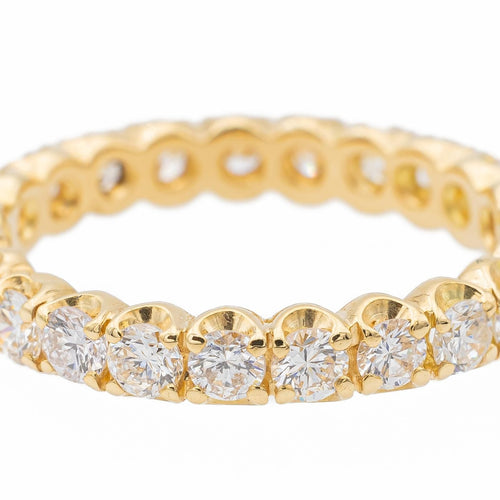 Bague 47 bague Alliance américaine Or jaune Diamant 58 Facettes 2537615CN