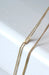 Fine long necklace in yellow gold 58 Facettes
