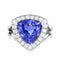 Bague Bague Or Gris, Tanzanite et Diamants 58 Facettes 31F00016