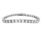 Bracelet Bracelet ligne diamants en or blanc. 58 Facettes 30661