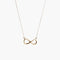 Collier COLLIER « INFINITY » OR 58 Facettes BO/220045
