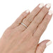 Bague 50 Alliance Tiffany & Co. platine et diamant. 58 Facettes 31567