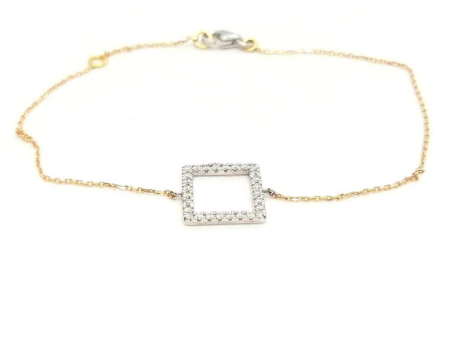 Bracelet Bracelet Graphique Or blanc Diamant 58 Facettes 579177RV
