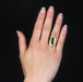 Ring 51 Sugar loaf tourmaline and gold ring 58 Facettes CV87