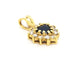 Pendentif Pendentif Or jaune Saphir 58 Facettes 06547CD
