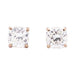 Stud earrings in yellow gold, diamonds. 58 Facettes 33373