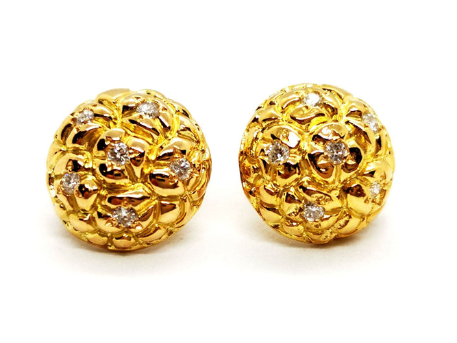 Boucles d'oreilles Boucles d'oreilles Or jaune Diamant 58 Facettes 1161914CN