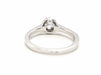 Ring 53 Solitaire Ring White Gold Diamond 58 Facettes 578819RV