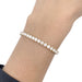 Bracelet Yellow gold diamond line bracelet. 58 Facettes 33151
