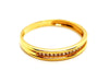 Ring 56 Half wedding ring Yellow gold Diamond 58 Facettes 1178343CD