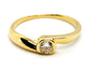 Ring 52 Solitaire Ring Yellow Gold Diamond 58 Facettes 1643985CN