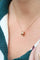 Collier Collier Or rose Diamant 58 Facettes 1680614CN
