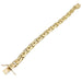 Bracelet “Bean” mesh bracelet, yellow gold 58 Facettes 32655