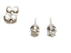 Boucles d'oreilles Boucles d'oreilles Puces Or blanc Diamant 58 Facettes 1597501CD