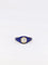 Bague Bague solitaire émail bleu diamant taille ancienne 58 Facettes 838
