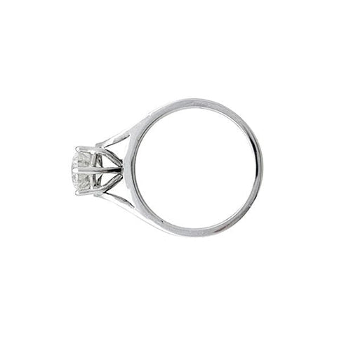 Bague 57 Bague diamant 1,59 carat, or blanc. 58 Facettes 30745