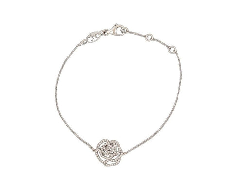Bracelet bracelet VANESSA TUGENDHAFT la rose idylle en or blanc 18k diamants 58 Facettes 252505