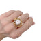 Bague 61 Bague vintage or rose, diamant. 58 Facettes 32211