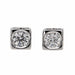 Dinh Van earrings Puces Le Cube earrings White gold Diamond 58 Facettes 2921979RV