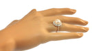 Ring 51 Diamond and pearl engagement ring 58 Facettes 16046-0020