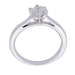 Bague Bague solitaire en or blanc, diamant 0,73 carat. 58 Facettes