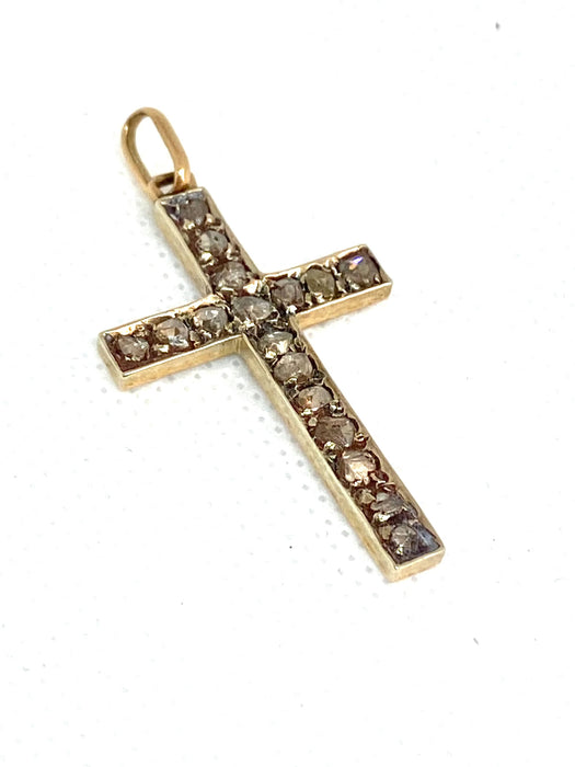 Pendentif Pendentif Croix diamants 58 Facettes