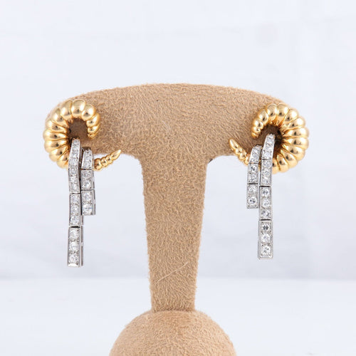 Boucles d'oreilles Boucles d'oreilles Coquillage Diamants 58 Facettes