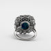 Ring 57 Marguerite Sapphire Diamond Ring 58 Facettes