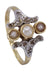 Bague BAGUE ART-NOUVEAU PERLES DIAMANTS 58 Facettes 074541