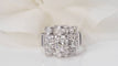 Bague 56 Bague ancienne en Platine et Diamants 58 Facettes 32222