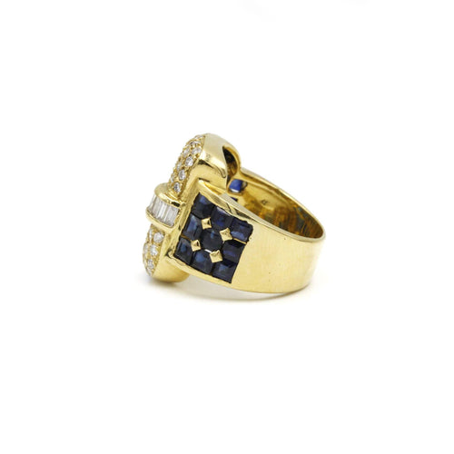 Bague 52 Bague - Or, Saphirs & Diamants 58 Facettes 230056R