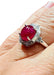 Bague Bague Rubis Cabochon Diamants 58 Facettes 7578 A