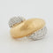 Bague 54 Bague en or jaune et blanc 18 cts 58 Facettes RÉF 11010/19