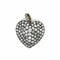 Pendentif Pendentif cœur diamant or argent 58 Facettes
