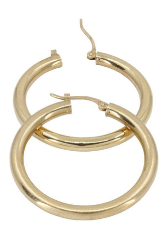 Boucles d'oreilles Créoles moderne 58 Facettes 061431