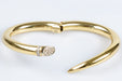 Bracelet Rigid bracelet Yellow gold Diamonds Carlo Weingrill 58 Facettes BR-WEINLPCC623