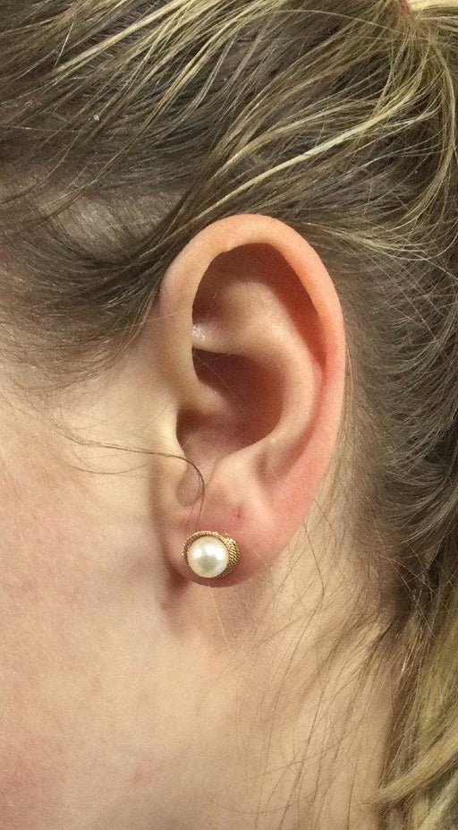 Boucles d'oreilles Boucles d'oreilles clous Or Perles 58 Facettes