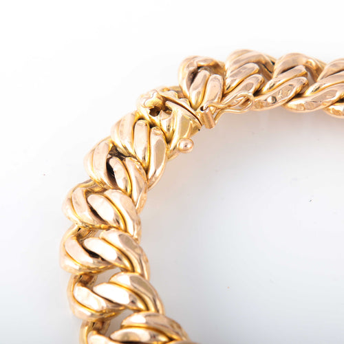 Bracelet Bracelet maille américaine or jaune 58 Facettes 2769