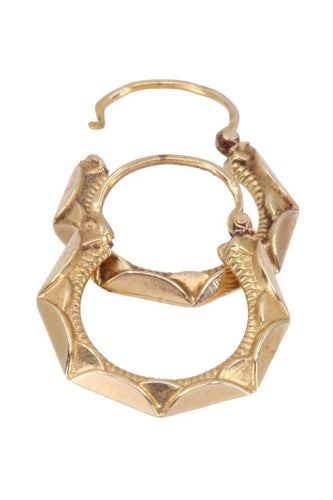 Boucles d'oreilles CRÉOLES ANCIENNES 58 Facettes 073361