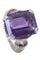 Bague Bague or blanc et améthyste 58 Facettes 074791