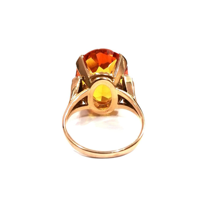 Bague Bague Cocktail citrine 58 Facettes 3026