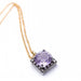 SALVINI necklace - necklace with amethyst and two-tone gold 58 Facettes D360359CS