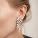 White gold and diamond pendant earrings 58 Facettes